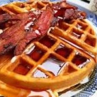 Belgian Waffle & Meat